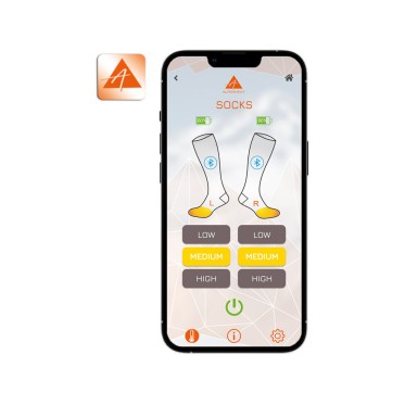 Ски чорапи с отопление FIRE-SOCKS APP ALPENHEAT - изглед 4