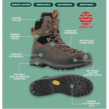 NUPTSE winter hiking shoes ALPINA - view 3