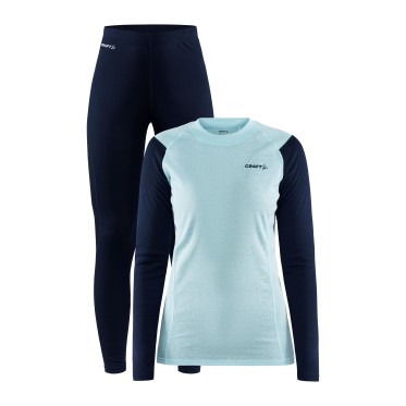 Термобельо дамско комплект Core Warm Baselayer set W navy blue CRAFT - изглед 2