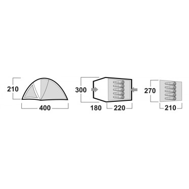 Tent for camping BIGGLES 5 HUSKY - view 11