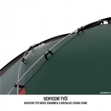 TENT FLAME 2 GREEN HUSKY - view 6