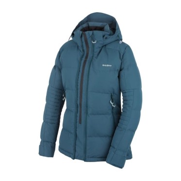 Lady winter waterproof hardshell jacket NOREL L dark mint HUSKY - view 8