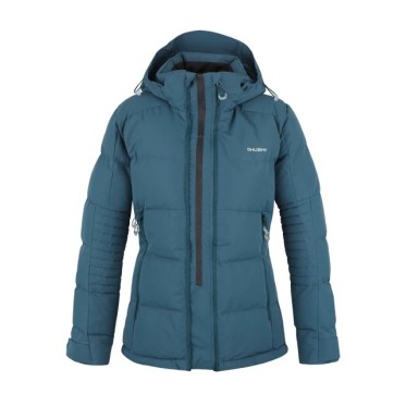 Lady winter waterproof hardshell jacket NOREL L dark mint HUSKY - view 9