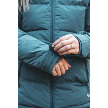 Lady winter waterproof hardshell jacket NOREL L dark mint HUSKY - view 5