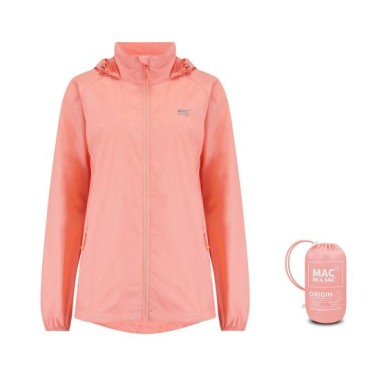 Waterproof jacket Origin 2 Soft Coral MAC IN A SAC - view 2