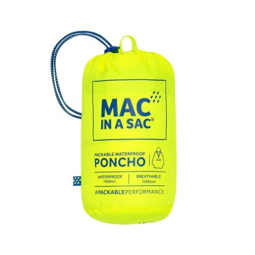 RAINCOAT PONCHO NEON YELLOW N MAC IN A SAC - view 3