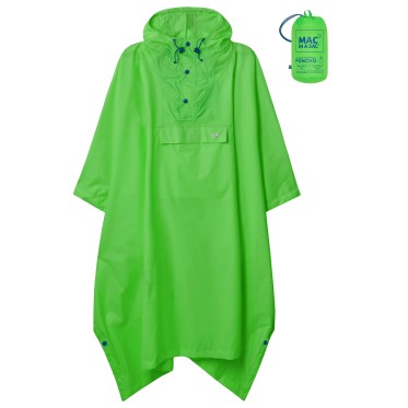 Raincoat Poncho Neon Green MAC IN A SAC - view 2