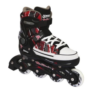 KIDS ADJUSTABLE IN-LINE SKATES REBEL PP TEMPISH - view 2