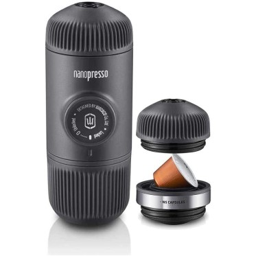 Кафе машина Espresso Nanopresso Grey + NS адаптор WACACO - изглед 2