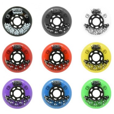 Wheels STREET INVADERS RED 80mm 84A - 4 pieces FR-SKATES - view 3