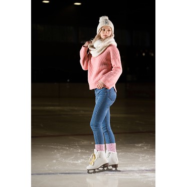 CLASSIC FIGURE ICE SKATES GIULIA WHITE TEMPISH - view 8