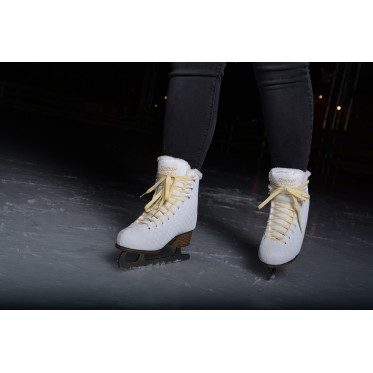 CLASSIC FIGURE ICE SKATES GIULIA WHITE TEMPISH - view 11