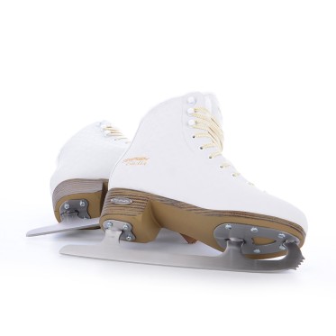 CLASSIC FIGURE ICE SKATES GIULIA WHITE TEMPISH - view 22