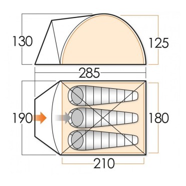 Палатка VANGO Alpha 300 VANGO - изглед 3