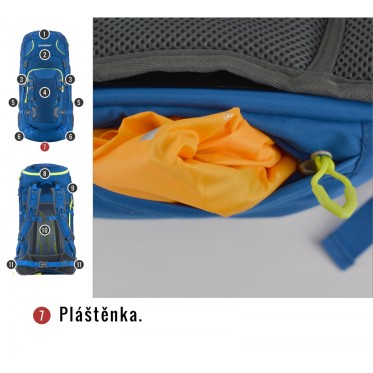 Backpack SLOPER 45 BLUE HUSKY - view 10