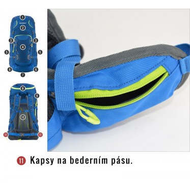 Backpack SLOPER 45 BLUE HUSKY - view 4