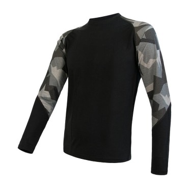 Man's T-shirt IMPRESS BLK/CAMO S SENSOR - view 2