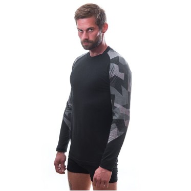 Man's T-shirt IMPRESS BLK/CAMO S SENSOR - view 6