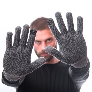 Merino Gloves SENSOR GRY  SENSOR - view 4