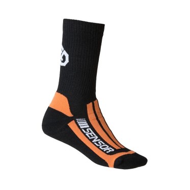 SENSOR SOX black/orange TREKING MERINO SENSOR - view 2